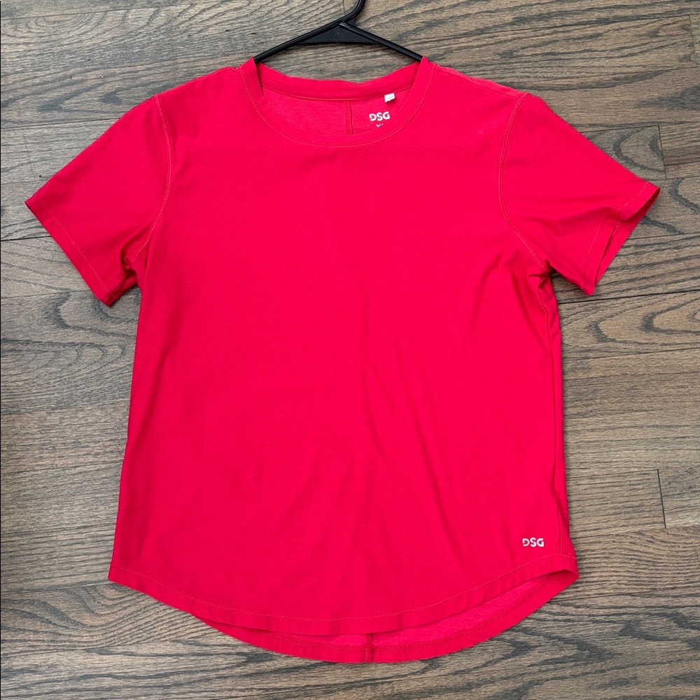 Women's Dark Pink Short Sleeve Top